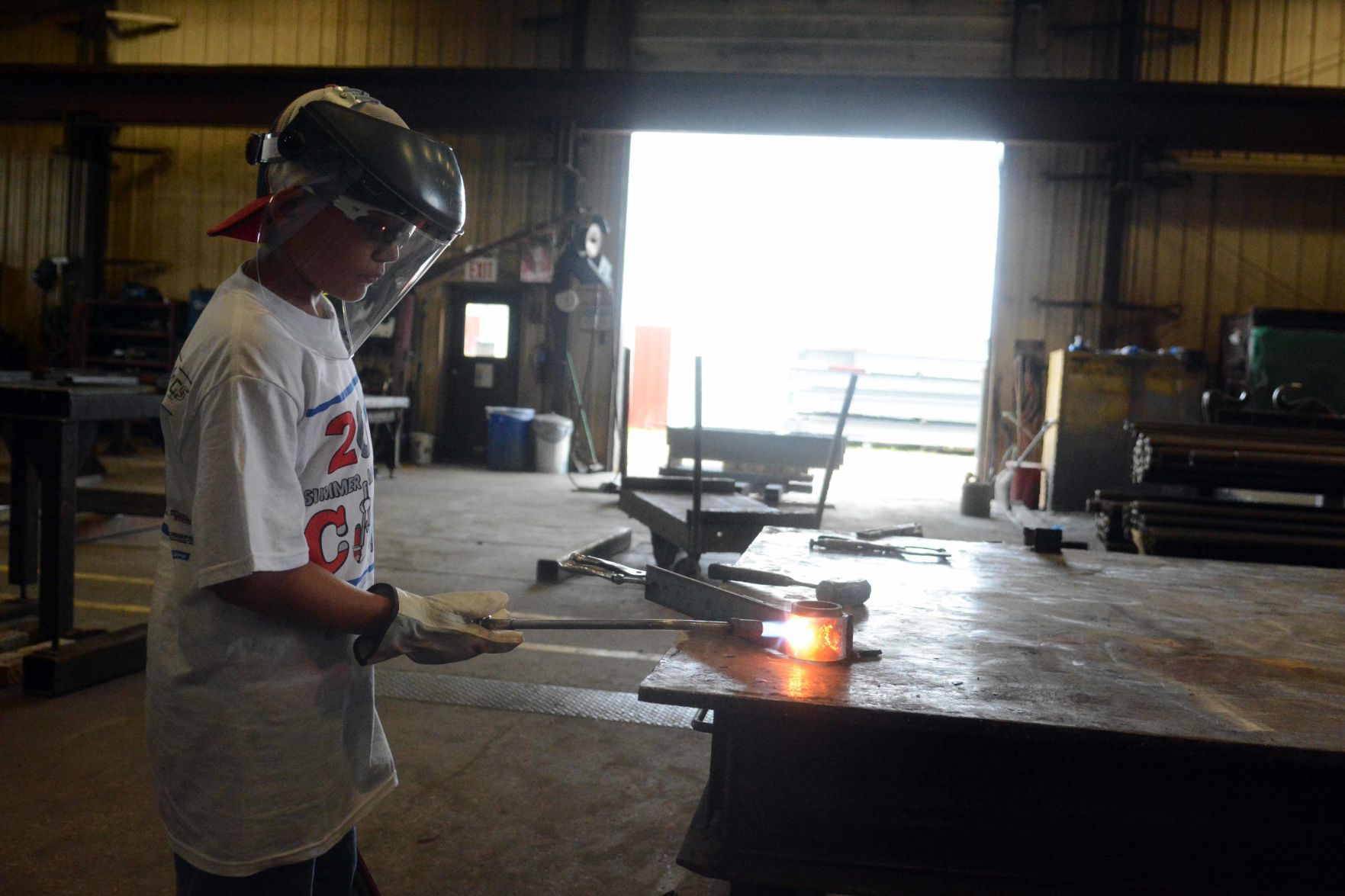 'Fun with Torches' welding camp tours McFarlane Manufacturing